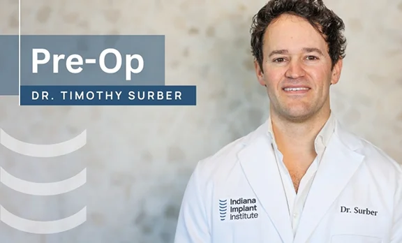Dr. Timothy Surber presents sedation pre-op instructions for dental implant surgery at Indiana Implant Institute